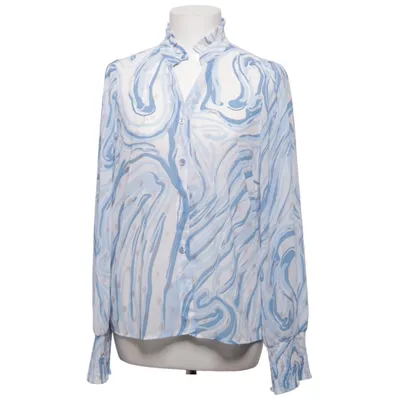 Blouse (Blauw, Wit) van No Man's Land