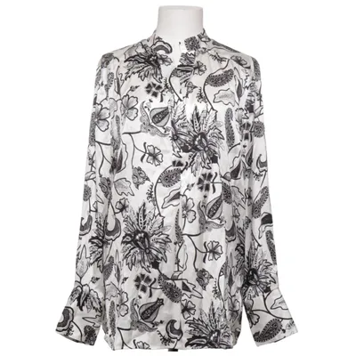 Blouse (Zwart, Wit) van Dea Kudibal Elastaan, Zijde