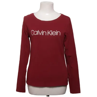 Lange mouwen shirt (Rood) van Calvin Klein Sleepwear Katoen, Elastaan