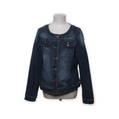 Jeansjacka (Blå) från Boysen's Bomull, Elastan, Polyester