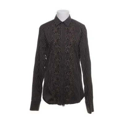 Shirt (Black, Brown) from Nicole Farhi Cotton