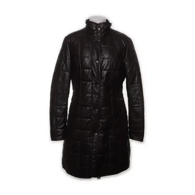 Manteau d'hiver (Marron) de Jilani Collection Cuir, Polyester