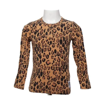 Long sleeve T-shirt (Brown, Black) from Mini Rodini Elastane, Lyocell