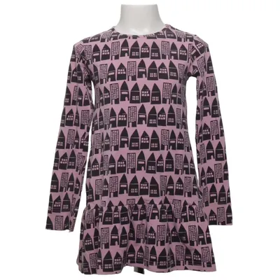 Dress (Pink, Black) from Me&i Cotton, Elastane