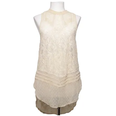 Top (Beige) von Free People Baumwolle, Polyamid