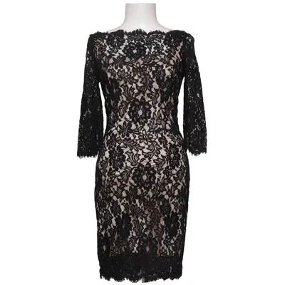Robe (Noir, Beige) de Single Élasthane, Polyamide, Polyester, Viscose