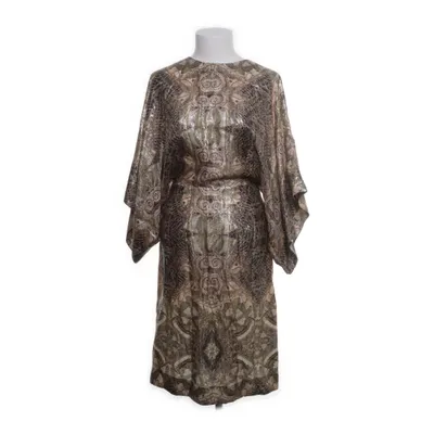 Aftonklänning (Beige, Flerfärgad) från H&M Conscious Collection Exclusive Lyocell, Metallfiber, Silke