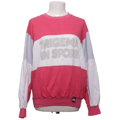 Sweatshirt (Pink, Hvid, Grå, Flerfarvet) fra Trigema Bomuld, Viscose