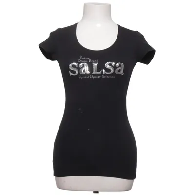 T-shirt (Sort) fra Salsa Jeans Bomuld, Elastan