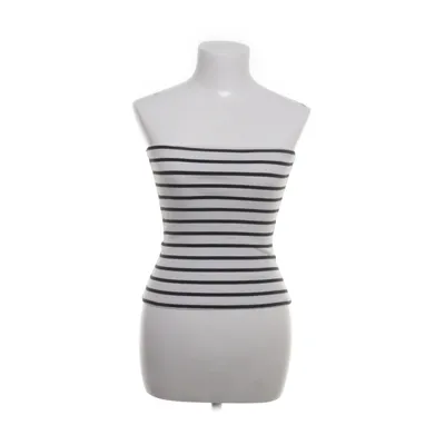Tube top (White, Black) from H&M Cotton, Elastane