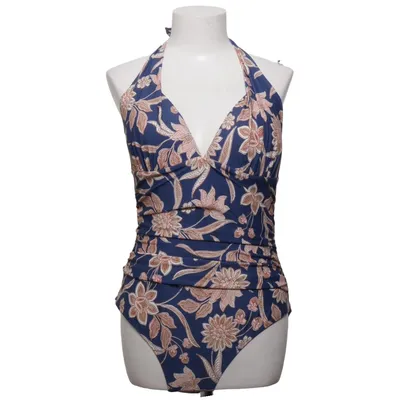 Swimsuit (Blue, Beige) from Cupshe Elastane, Polyamide, Polyester