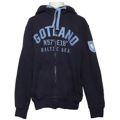Capuchon sweater (Blauw) van Gotland Katoen, Polyester