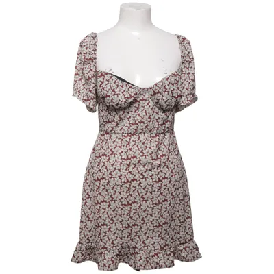 Klänning (Brun, Vit, Flerfärgad) från Pull & Bear Elastan, Polyester