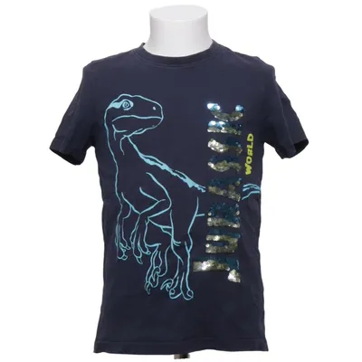 T-shirt (Bleu) de Jurassic Park Coton