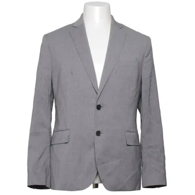 Blazer (Gray) from J.Lindeberg Polyester, Viscose, Wool