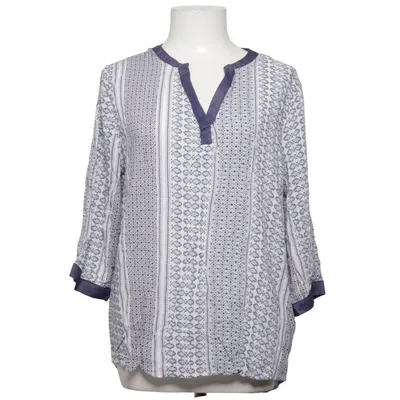 Bluse (Blå, Hvid) fra Colin's Viscose