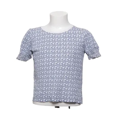 T-shirt (Blauw, Wit) van Marie Serneholt Organisch katoen