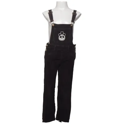 Latzhose (Schwarz) von Mini Rodini Elasthan, Bio-Baumwolle