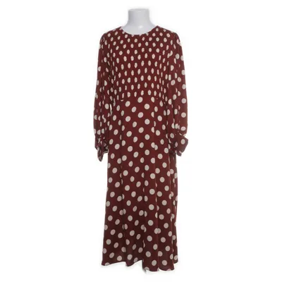 Kjole (Brun, Hvid) fra Zara Polyester