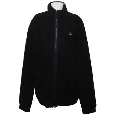 Fleece jas (Zwart) van Lyle & Scott Junior Elastaan, Polyester
