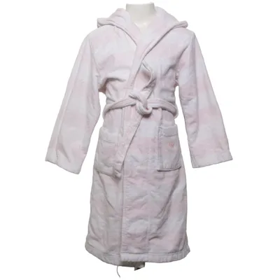 Bathrobe (White, Pink) from Sanetta Cotton