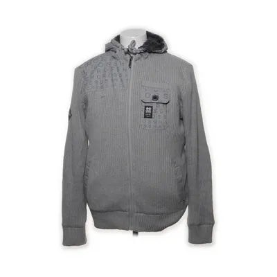 Sweat à capuche (Gris) de Crosshatch Coton, Polyester