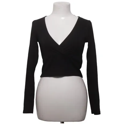 Wrap top (Black) from Sister Cotton, Elastane, Polyester