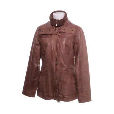 Leather jacket (Brown) from David Moore Polyester, Leather