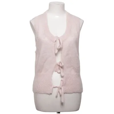 Gilet (Roze) van Ganni Merinowol, Mohair, Polyamide