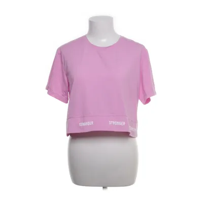 Sporttop (Roze, Wit) van Stronger Elastaan, Gerecycled polyester
