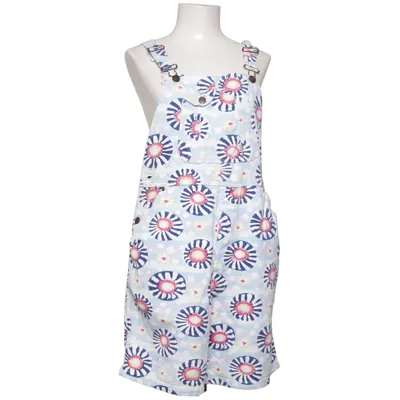 Dungaree shorts (Blue, Multicolored) from Invicta