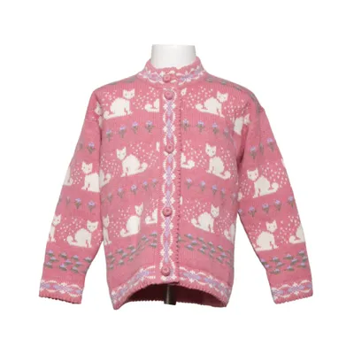 Cardigan (Pink, Multicolored)