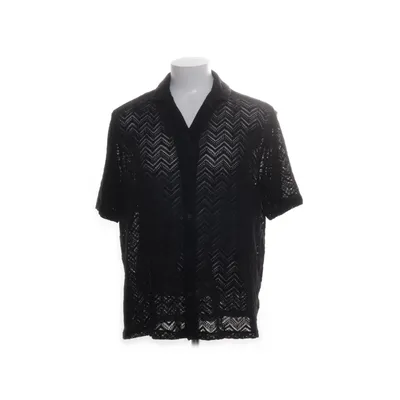 Korte mouwen shirt (Zwart) van Zara Katoen, Polyamide