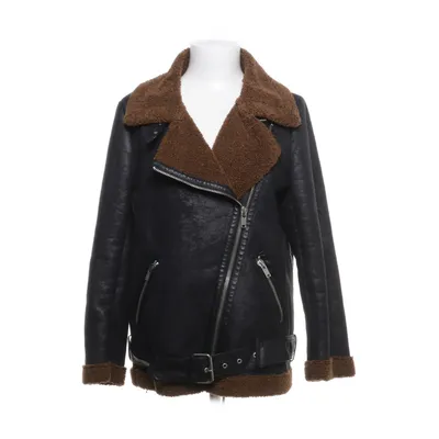 Shearling jas (Zwart) van Zara Woman Polyester