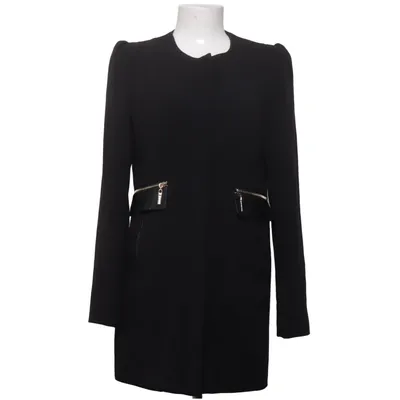 Frakke (Sort) fra Lulu Love Elastan, Viscose