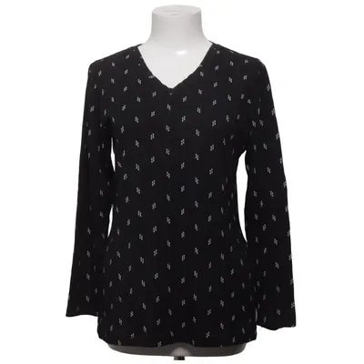 Blouse (Noir, Blanc) de Lindon Élasthane, Viscose