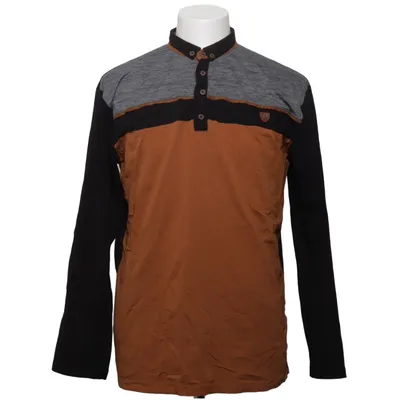 Chemise (Marron, Noir, Gris) de Leif Nelson Coton, Élasthane