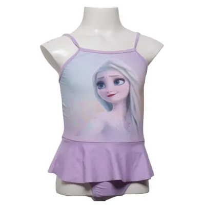 Maillot de bain une pièce (Violet, Multicolore) de Frozen Élasthane, Polyester
