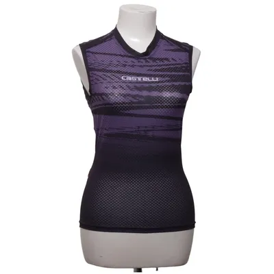 Sport tanktop (Lila, Zwart) van Castelli Elastaan, Polyester