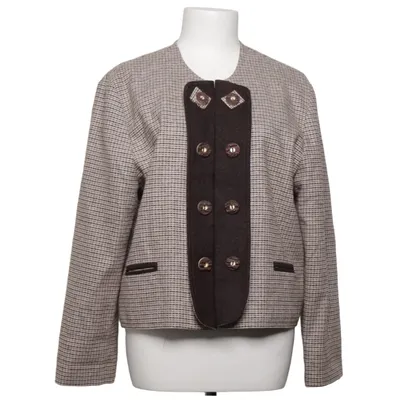 Jacke (Beige, Braun) von Your Sixth Sense Polyamid, Polyester, Wolle