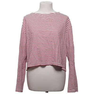 Long sleeve T-shirt (Red, White) from H&M Cotton