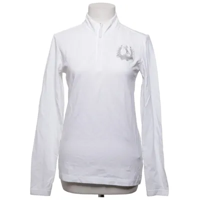 Maillot de sport (Blanc) de CRW Classic Riding Wear Coton, Élasthane