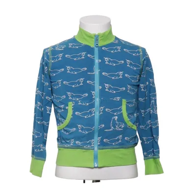 Trainingsjack (Blauw, Groen) van Snoozy Katoen, Elastaan