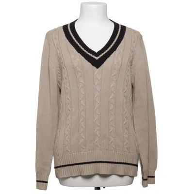 Pullover (Beige, Svart) från Lindri Akryl, Bomull