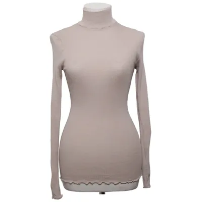 Pul à col roulé (Beige) de Oscalito Soie, Laine