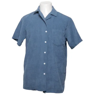 Short sleeve shirt (Blue) from Charm Polyester