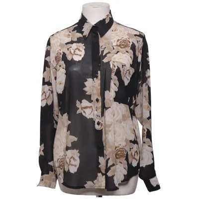 Blouse (Black, Beige) from Jennifer Collection