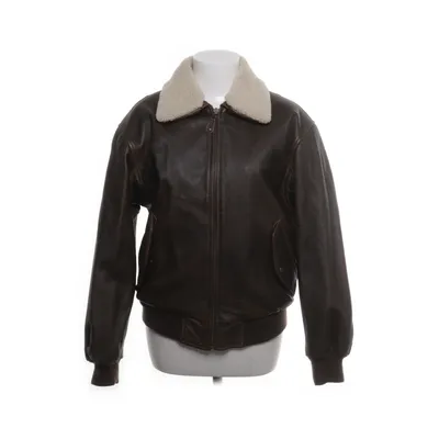 Shearling jacket (Brown) from Leather Sound Polyester