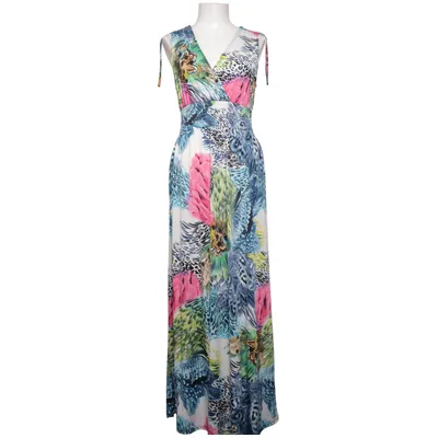 Maxi jurk (Blauw, Meerkleurig) van Chica London Polyester