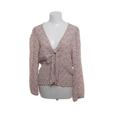 Blus (Vit, Flerfärgad) från American Eagle Elastan, Polyester, Viskos